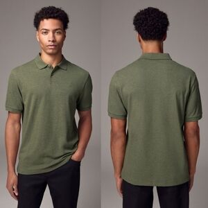 Nordstrom Tech Smart Piqué Polo - Heather Green